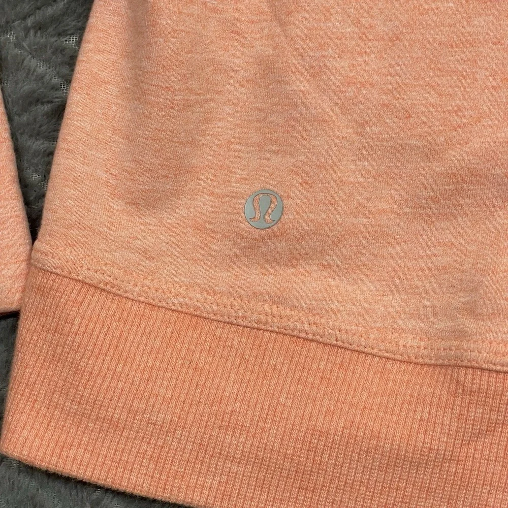 Lululemon Stress Less Hoodie 4 Double Pullover Cowl Neck Sweatshirt Athletic